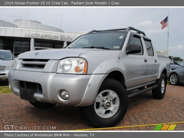 2004 Nissan Frontier XE V6 Crew Cab in Radiant Silver Metallic