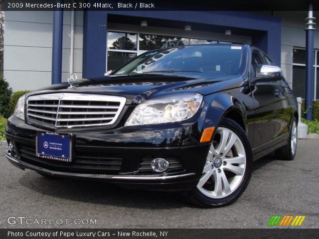2009 Mercedes-Benz C 300 4Matic in Black