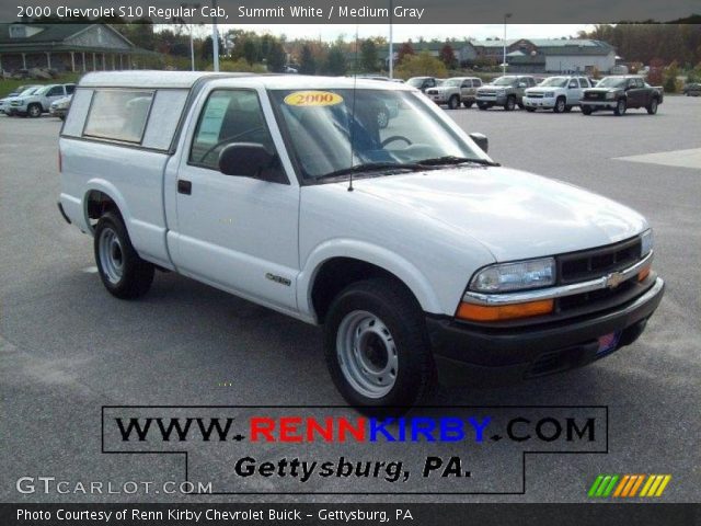 2000 Chevrolet S10 Regular Cab in Summit White