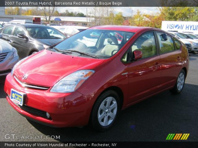 2007 Toyota Prius Hybrid in Barcelona Red Metallic
