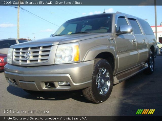 2003 Cadillac Escalade ESV AWD in Silver Sand