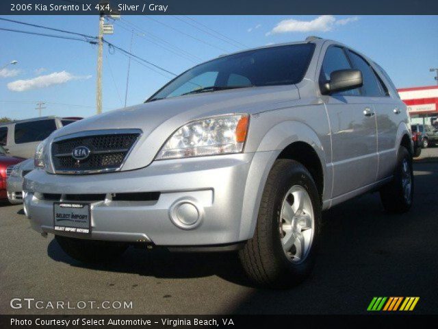 2006 Kia Sorento LX 4x4 in Silver