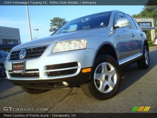 2004 Volkswagen Touareg V6 in Reflex Silver Metallic