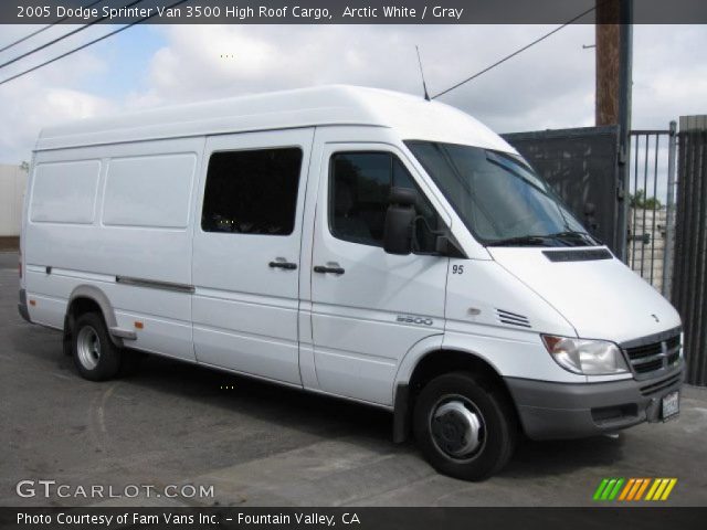 2005 Dodge Sprinter Van 3500 High Roof Cargo in Arctic White