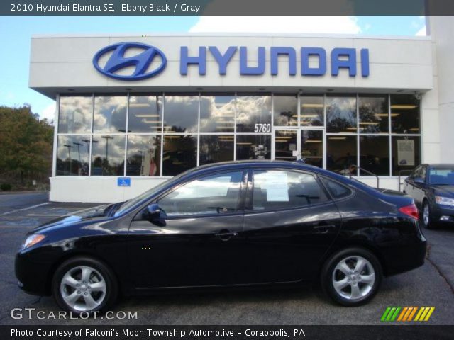 2010 Hyundai Elantra SE in Ebony Black