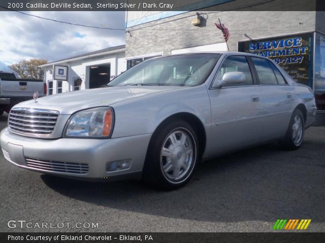 2003 Cadillac DeVille Sedan in Sterling Silver