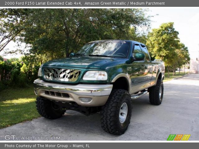 2000 Ford F150 Lariat Extended Cab 4x4 in Amazon Green Metallic