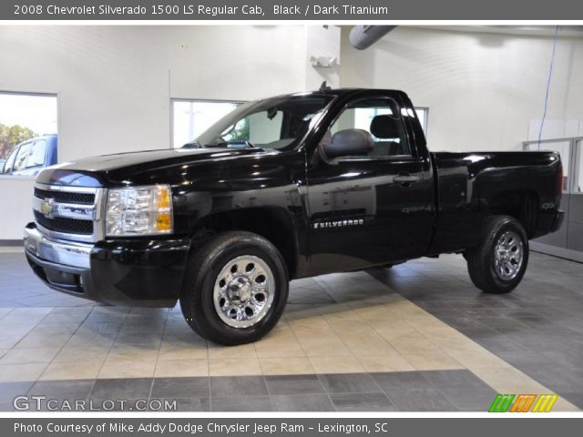 2008 Chevrolet Silverado 1500 LS Regular Cab in Black