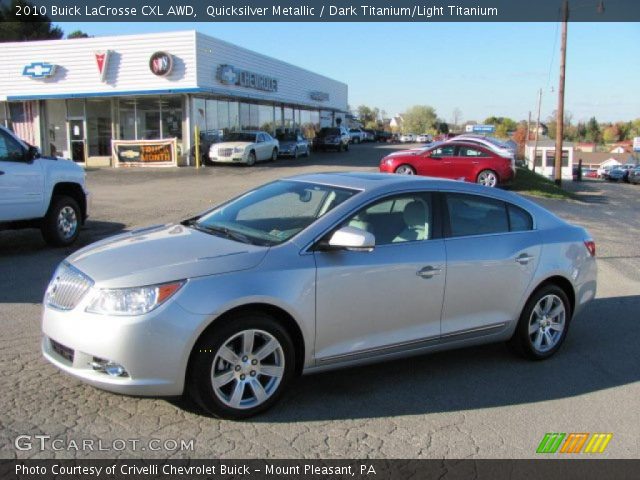 2010 Buick LaCrosse CXL AWD in Quicksilver Metallic