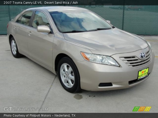2007 Toyota Camry LE V6 in Desert Sand Mica