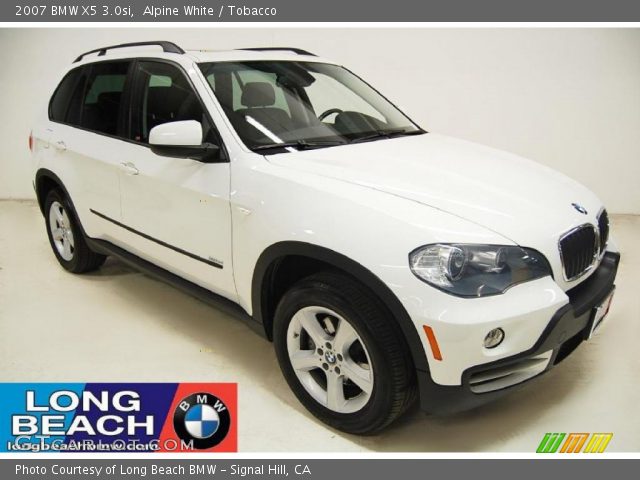 2007 BMW X5 3.0si in Alpine White