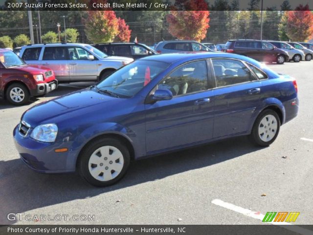 2007 Suzuki Forenza Sedan in Cobalt Blue Metallic
