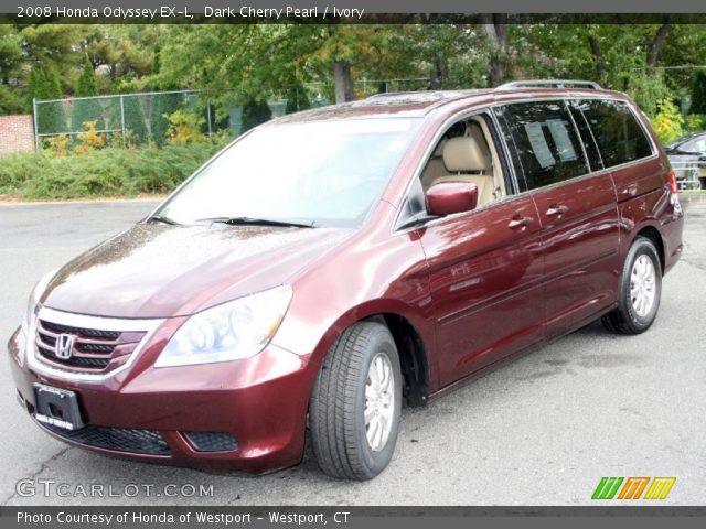 2008 Honda Odyssey EX-L in Dark Cherry Pearl