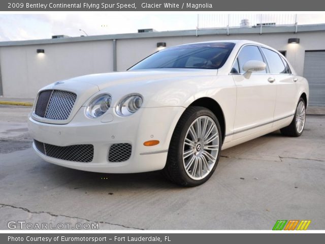 2009 Bentley Continental Flying Spur Speed in Glacier White