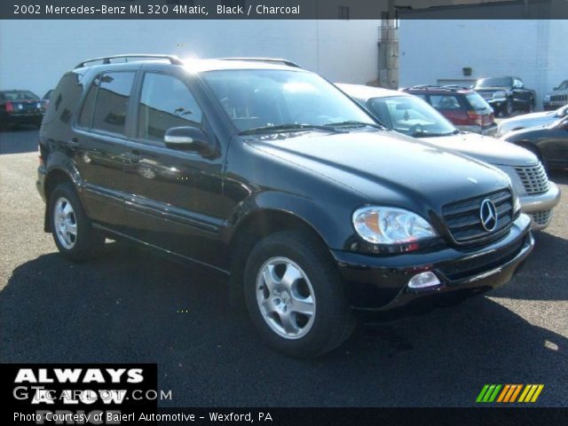 2002 Mercedes-Benz ML 320 4Matic in Black