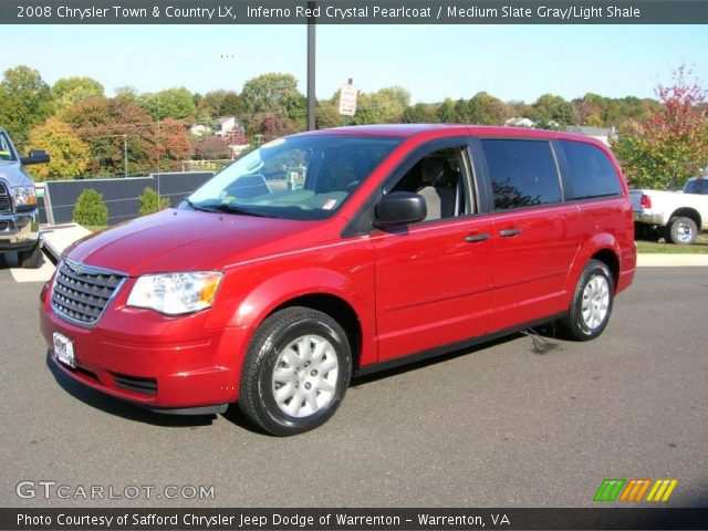 2008 Chrysler Town & Country LX in Inferno Red Crystal Pearlcoat