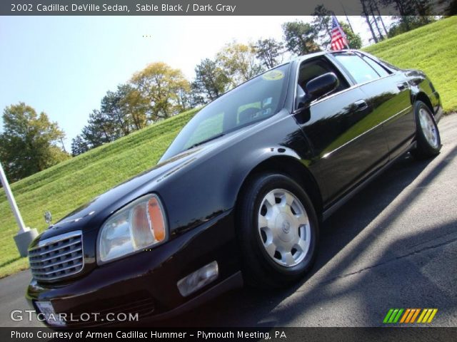 2002 Cadillac DeVille Sedan in Sable Black