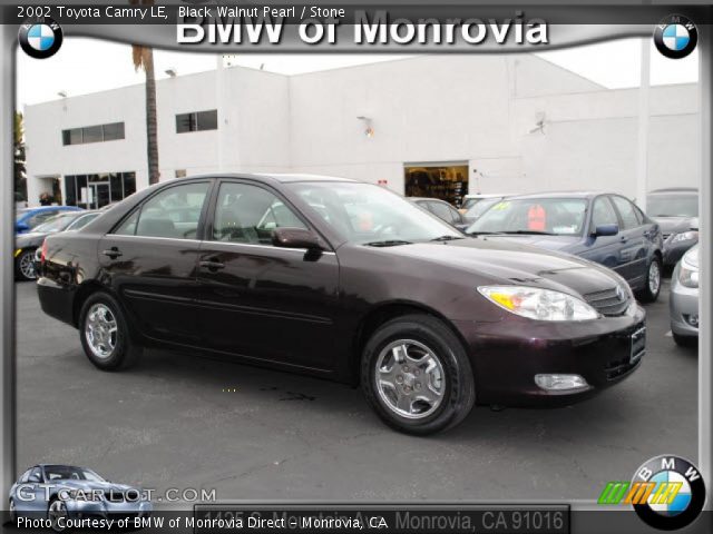 2002 Toyota Camry LE in Black Walnut Pearl
