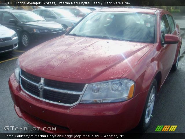 2010 Dodge Avenger Express in Inferno Red Crystal Pearl