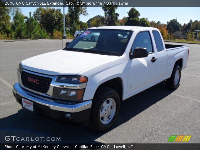 2006 GMC Canyon SLE Extended Cab in Olympic White