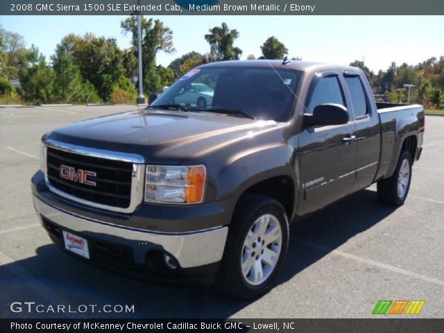 2008 GMC Sierra 1500 SLE Extended Cab in Medium Brown Metallic