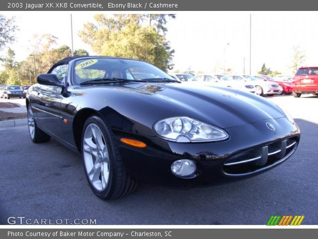 2003 Jaguar XK XK8 Convertible in Ebony Black