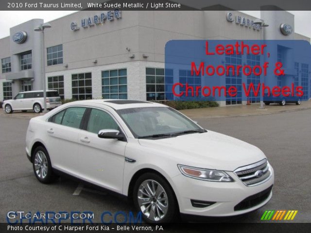 2010 Ford Taurus Limited in White Suede Metallic