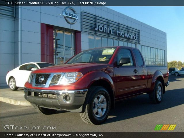 2010 Nissan Frontier SE V6 King Cab 4x4 in Red Brick