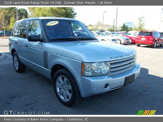 2008 Land Rover Range Rover V8 HSE in Zermatt Silver Metallic
