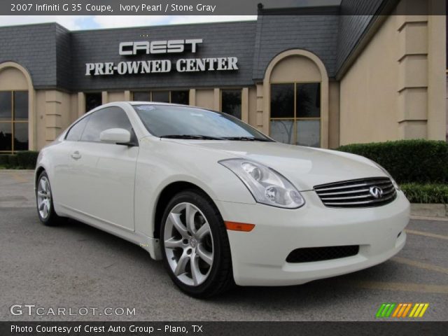 2007 Infiniti G 35 Coupe in Ivory Pearl