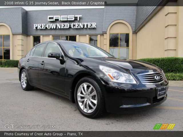 2008 Infiniti G 35 Journey Sedan in Black Obsidian