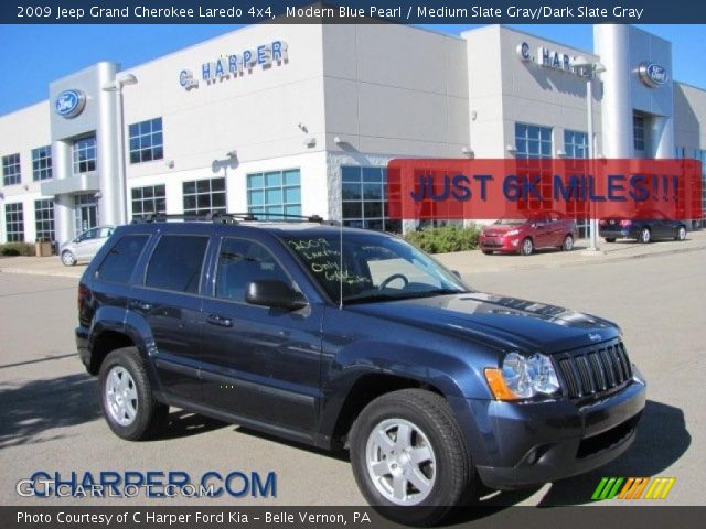 2009 Jeep Grand Cherokee Laredo 4x4 in Modern Blue Pearl