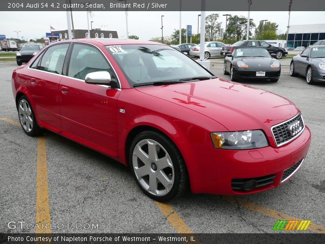 2004 Audi S4 4.2 quattro Sedan in Brilliant Red