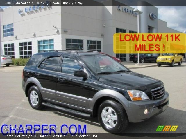 2008 Kia Sorento EX 4x4 in Ebony Black