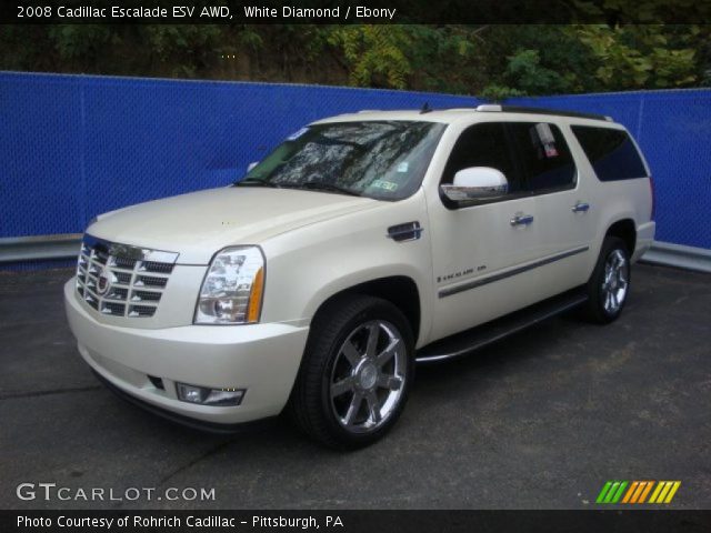2008 Cadillac Escalade ESV AWD in White Diamond
