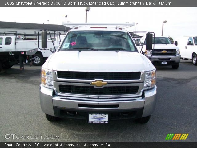2009 Chevrolet Silverado 3500HD Work Truck Extended Cab in Summit White