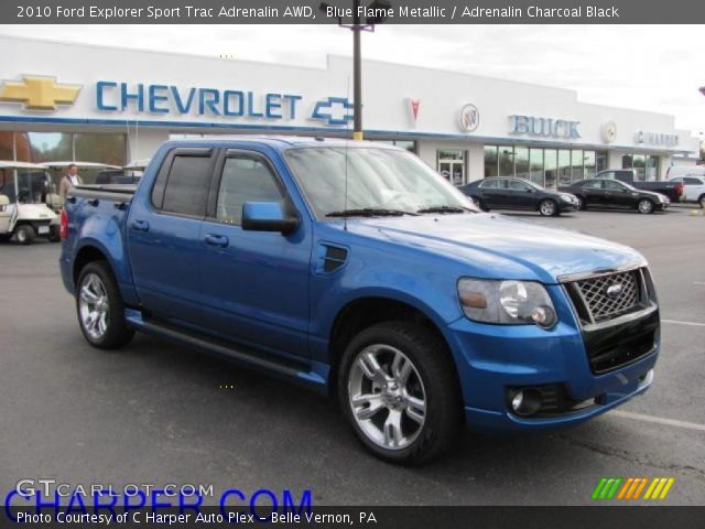 2010 Ford Explorer Sport Trac Adrenalin AWD in Blue Flame Metallic