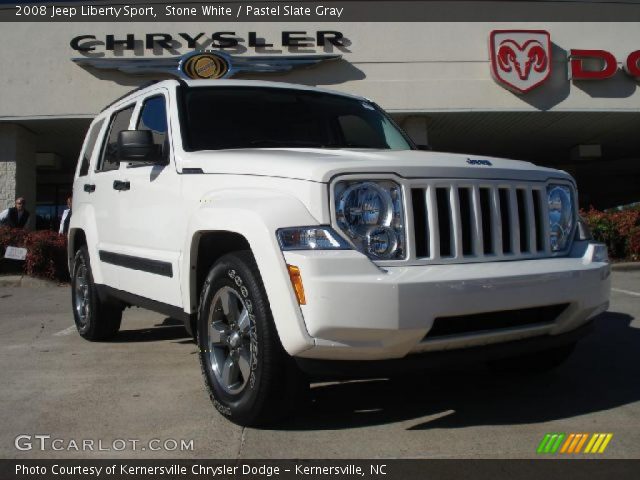 2008 Jeep Liberty Sport in Stone White