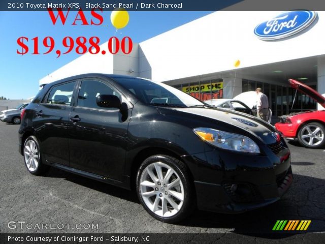 2010 Toyota Matrix XRS in Black Sand Pearl