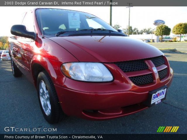 2003 Dodge Grand Caravan EX in Inferno Red Tinted Pearl