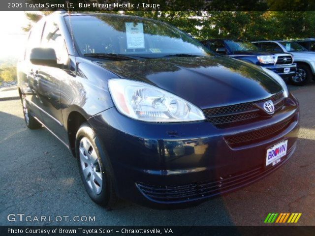 2005 Toyota Sienna LE in Blue Mirage Metallic