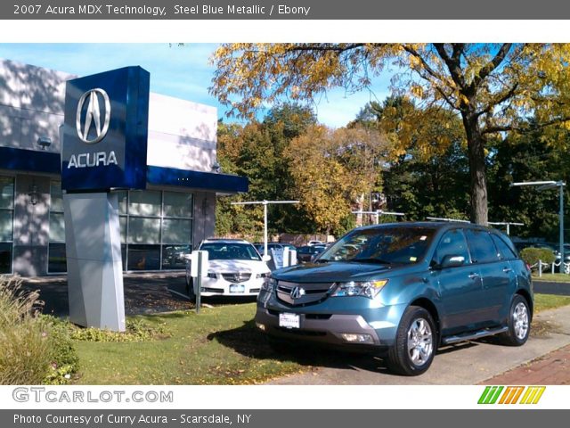 2007 Acura MDX Technology in Steel Blue Metallic