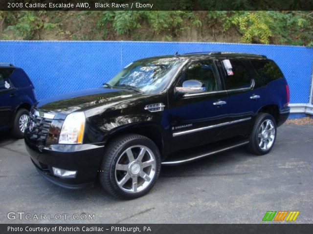 2008 Cadillac Escalade AWD in Black Raven