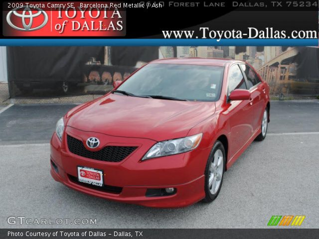 2009 Toyota Camry SE in Barcelona Red Metallic
