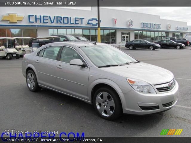 2008 Saturn Aura XE in Silver Pearl