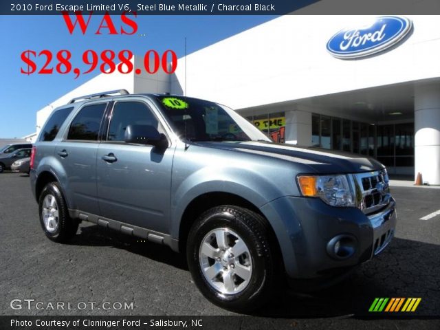 2010 Ford Escape Limited V6 in Steel Blue Metallic