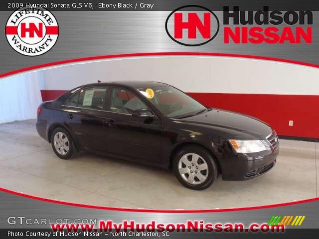 2009 Hyundai Sonata GLS V6 in Ebony Black