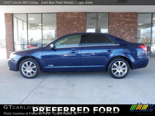 2007 Lincoln MKZ Sedan in Dark Blue Pearl Metallic