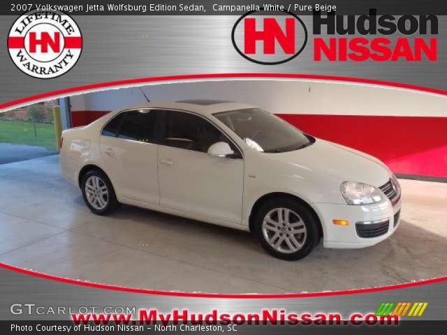 2007 Volkswagen Jetta Wolfsburg Edition Sedan in Campanella White