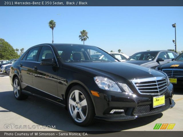 2011 Mercedes-Benz E 350 Sedan in Black